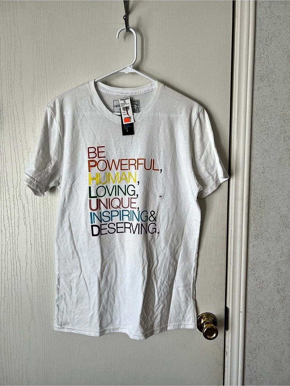 The Phluid Project Be Powerful Human Loving Unique Inspiring & Deserving Tee